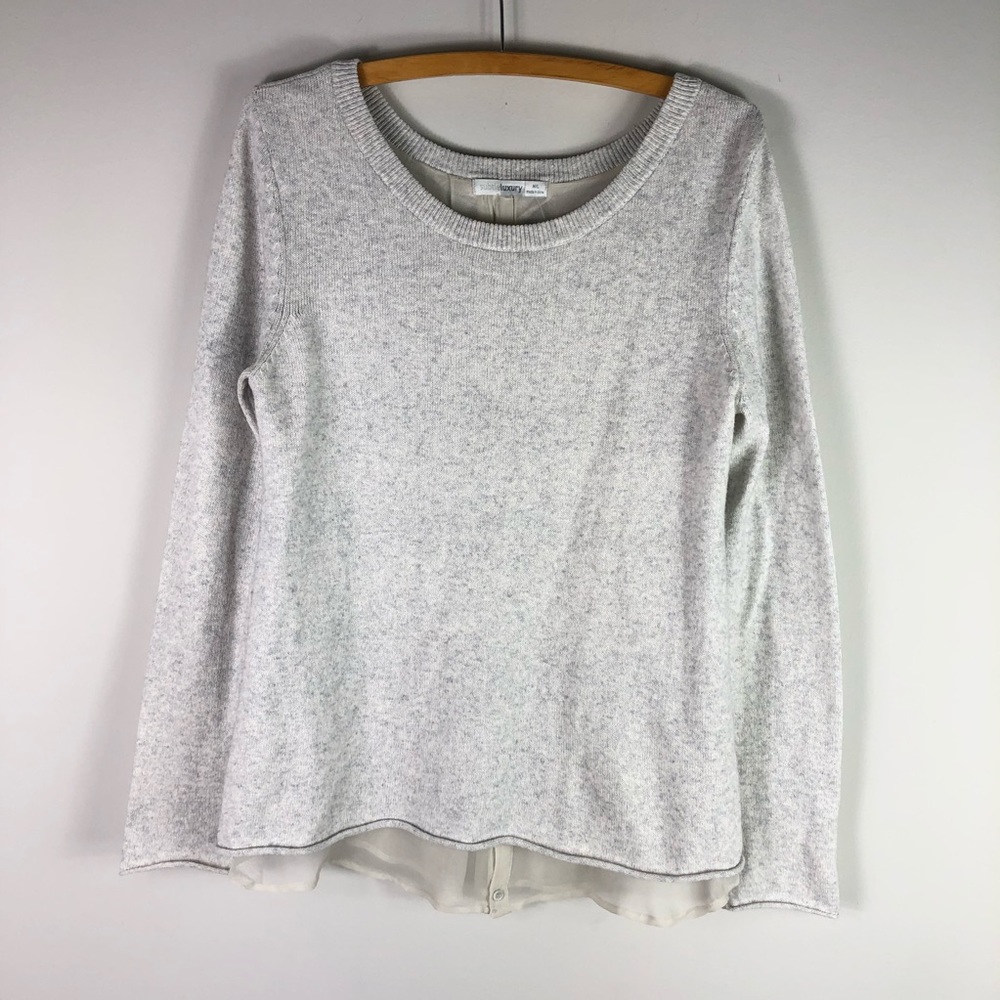 Subtle Luxury Cashmere Pullover Sweater Silk M/L *E